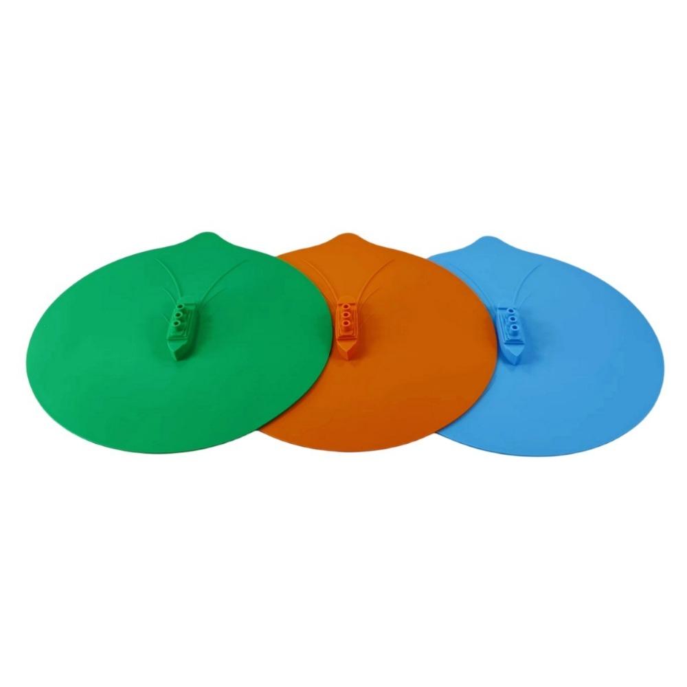 New Silicone Steam Chimney Lid Soft Anti-overflow Food Wrap Bowl Pot Lid Steam Hole Fresh Cover Cooking Kitchen Tool