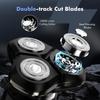 Electric Shavers,  Waterproof Wet/Dry  Shaver, Smart LED Display & All-in-One Char