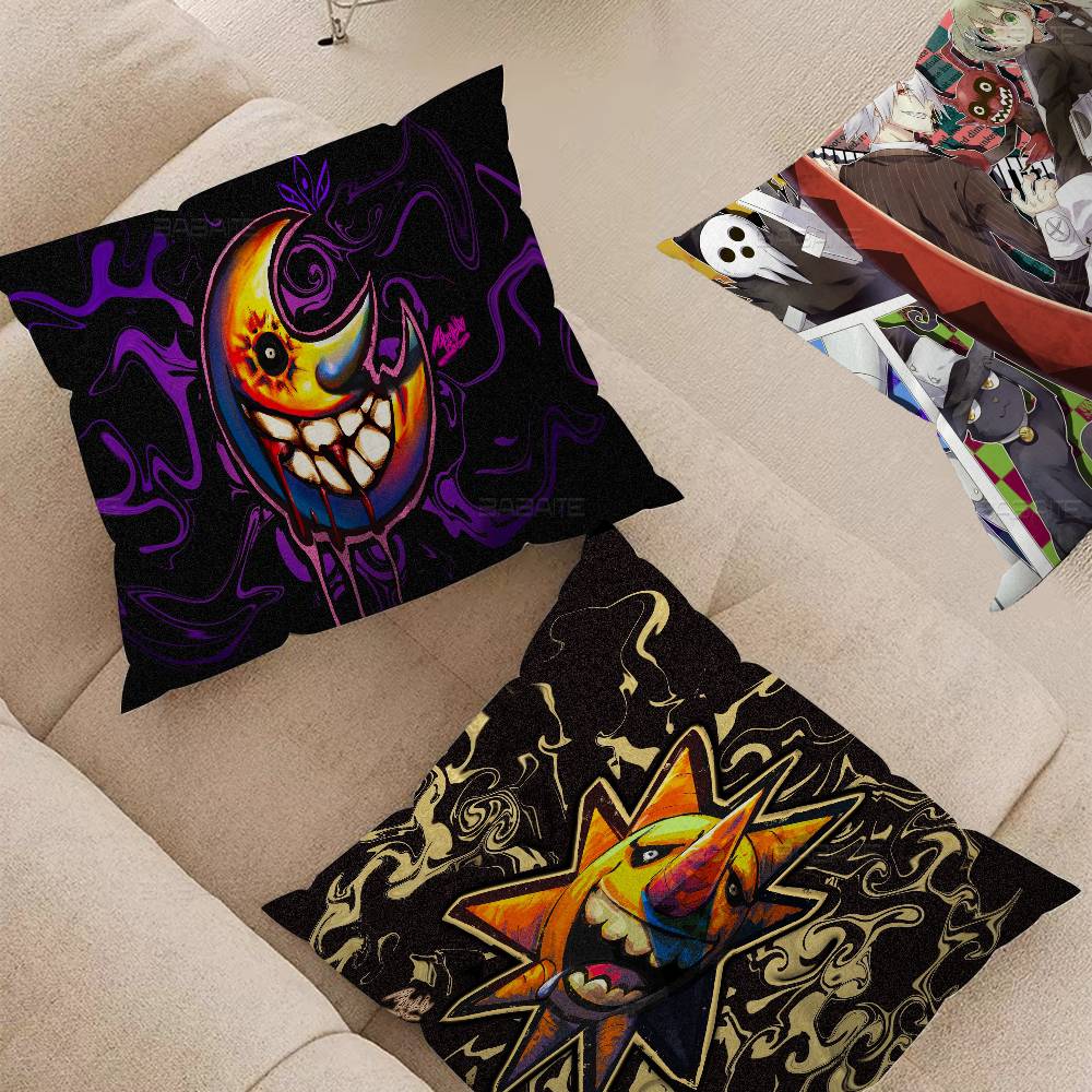 SOUL E-EATER Game Anime Personalized Picture Text Home Decorative Pillows Household Gifts 45x45cm
