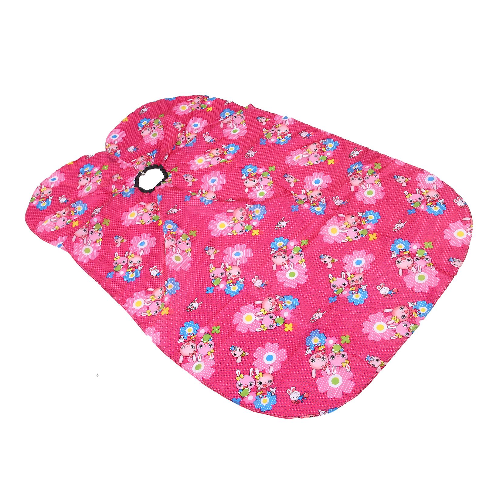 

Cute Cartoon Pattern Children Hairdressing Cape Hairdresser Hair Cutting Gown Barber Shop Cape