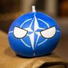 Polandball National Ball Peripheral China Soviet Union Dumpling Pillow Anime Peripheral Figurine Doll Secondary Element Cute
