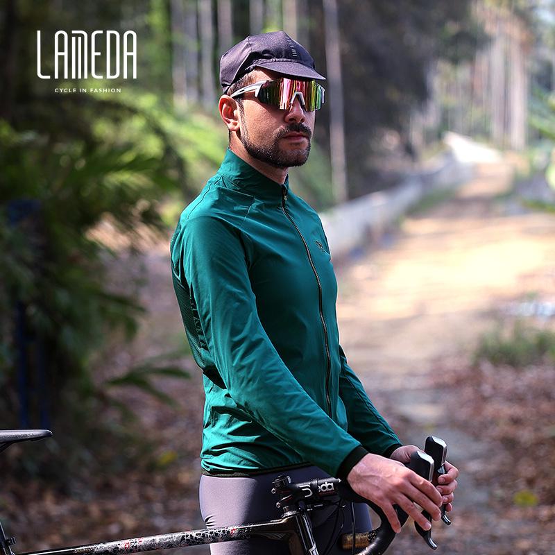 Lanpada Unisex Windbreaker: Windproof Cycling Jacket for Spring and Autumn, Long Sleeve for Mountain and Road Biking
