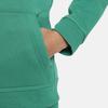 Nike Sportswear Club Fleece Hoodie With Logo Pocket Kids Hoodies Green CJ7861-365