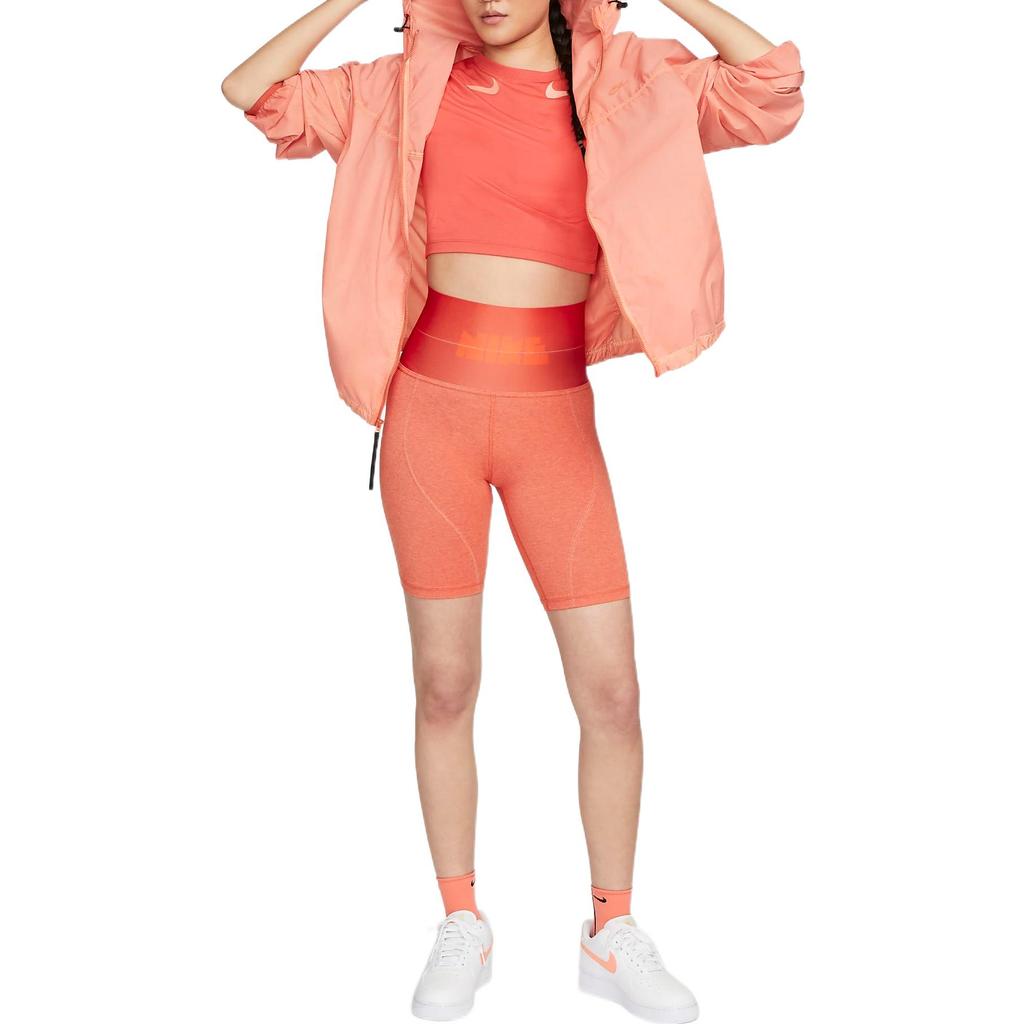 Nike Sportswear Circa 72 High-Waisted Fitness Shorts Women shorts Mandarin-Orange DM6778-861