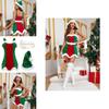 Festive Christmas Costume For Women With Polyester Fabric For Holiday Parties