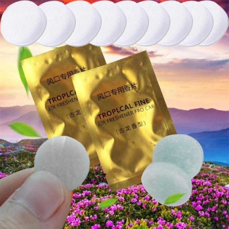 5Pcs/Pack Car Air Freshener For Car Vent Clip Perfume Replacement Solid Perfume Pills Car Styling Accessories Vent Air Freshener