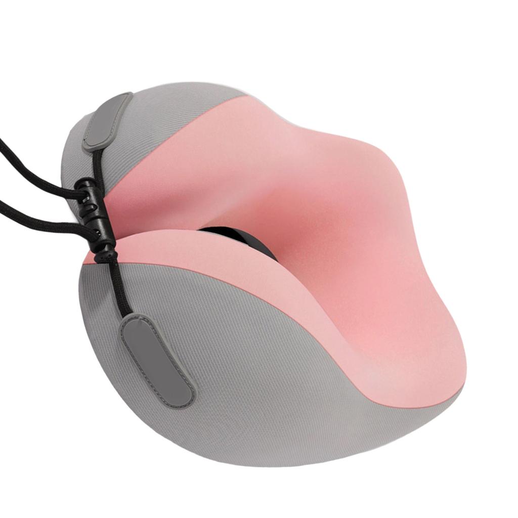 Travel Neck Pillow Support Cushion With Memory Foam Suitable For Traveler and Drivers Enhanced Comfort In Cars Airplanes