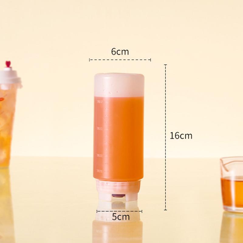 Inverted Plastic Squeeze Bottles, Refillable Tip Large Valve Dispenser Condiment Squeeze Bottle