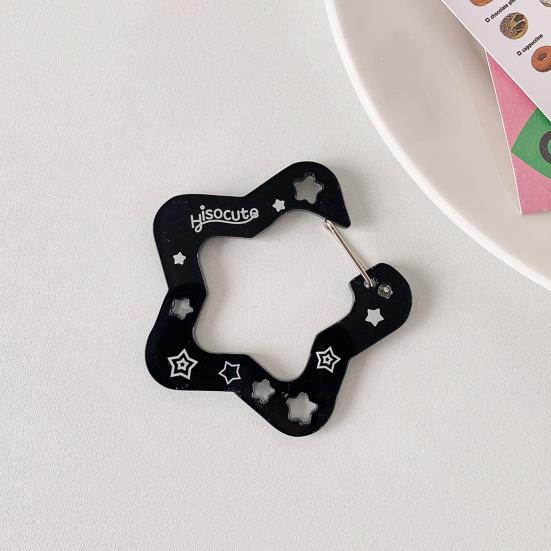 Carabiner Keychain Star Strawberry Cake Shape Key Chain Hook Everyday Carry Accessory