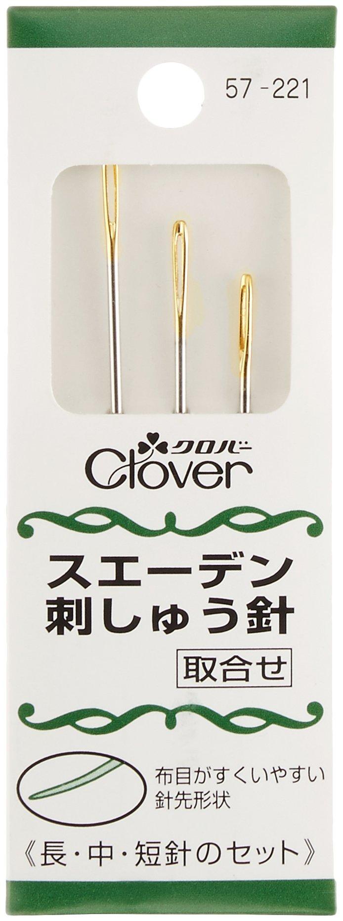 Clover Swedish Embroidery Needles, 3-pack, 57-221
