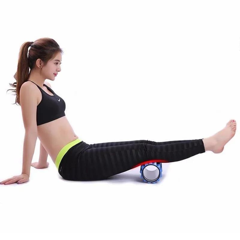 33x14CM Hollow Mace Yoga Column Fitness Foam Roller Muscle Relaxation Massage Roller Mace Roller