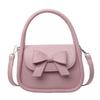 Portable small bag fashion women's bag new bow small square bag shoulder messenger bag