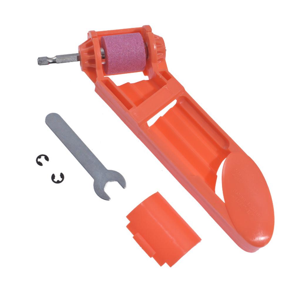 Multi-Size Fit Drill Bit Sharpening Kit Portable Twist Drill Sharpener Attachment for Power Drill Handheld Grinder for Sharpening Blunt Drill Bits
