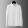 Chemise à manches longues pour homme grande taille Debinze, résistante aux plis