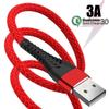 1m 2m 3m 0,25m Micro USB-kabel för snabbladdning datakabel för Xiaomi Redmi 4X 5 Samsung S7 J7 Huawei Android mobiltelefon Microusb-laddarkabel