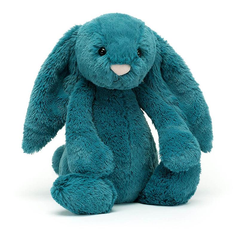 Jellycat Bonnie Rabbit Series Animal Shy Rabbit Mineral Blue Doll Plush Doll 31cm Height