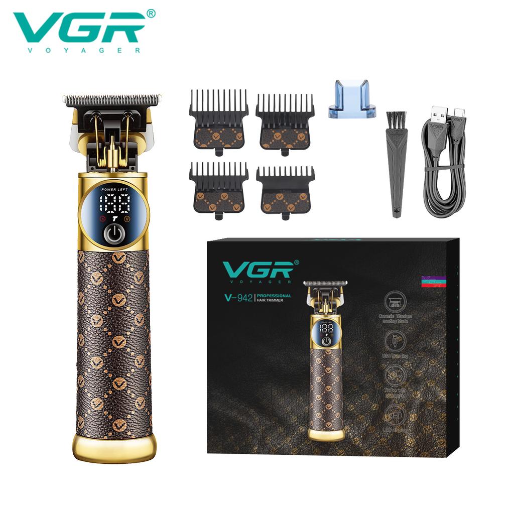 VGR 942 Hair Trimmer Professional USB Hair Clipper Electric Clipper T9 Hair Cutting Machine Haircut Machine Trimmer for Men Hair Clipper Shape Carving