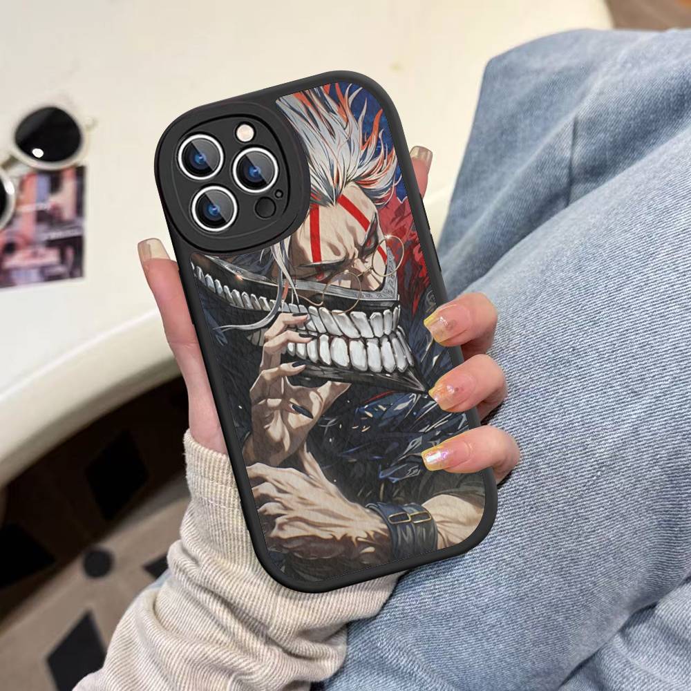 Hot Blooded Fantasy D-DandadanS Anime Phone Case For IPhone 16 15 14 13 12 11 Pro Max Plus Leather Soft Cover