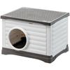 Niche - FERPLAST - PETVILLA 60 - 54 X 43 X 38.5 Cm - White / Gray