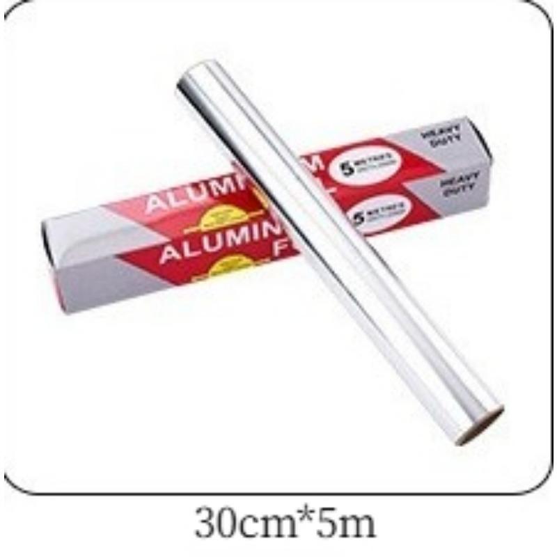 1Roll Barbecue Tinfoil Oven Paper Restaurant Thickened Aluminum Foil 5 Meters Barbecue Paper Roast Sweet Potato Barbecue Baking Greaseproof Paper