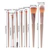 7Pcs Makeup Brushes Set Face Eyes Make Up Brush Eyelash Eyeshadow Eyebrow Eyeliner Foundation Powder Blush Highlight Lips Brush