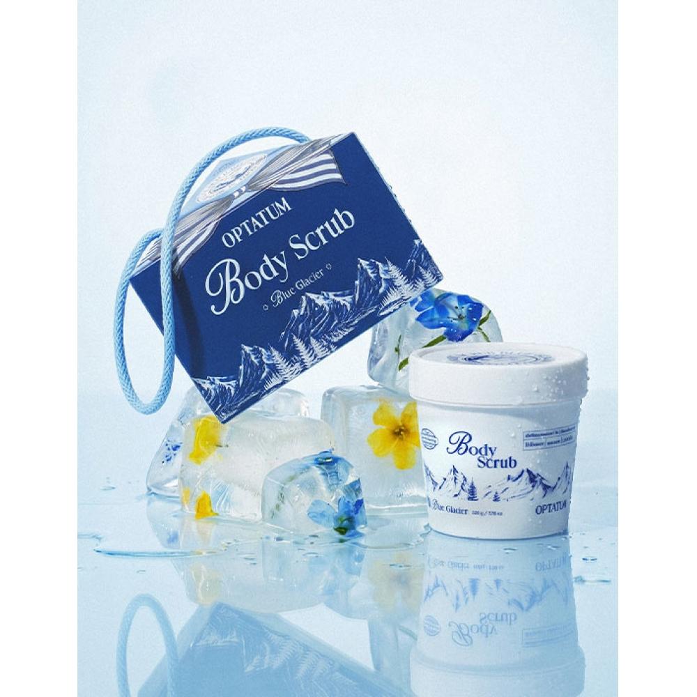 Optaum Melting Body Scrub 220g Blue Glacier