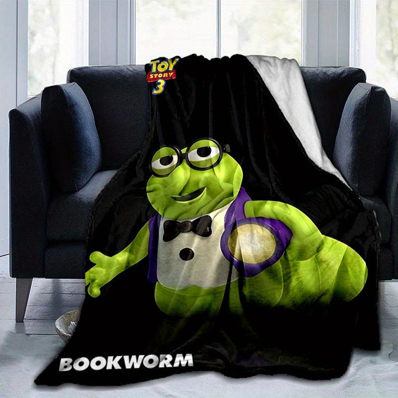 1pc, Toy Story 3 Bookworm Blanket Home Decor, Couch Throw Blanket, Outdoor Blanket, Gift for Friends, Flannel Coverlet, Suitable for Bedroom