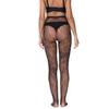 European and American Style Floral Hollow-out Pantyhose, Jacquard Lace Black Stockings, Fishnet Stockings3190