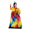 Hanbok Doll Mini Portable Korean Geisha Doll Traditional Handicraft for Birthday Presents Store Tabletop Household Bookshelf