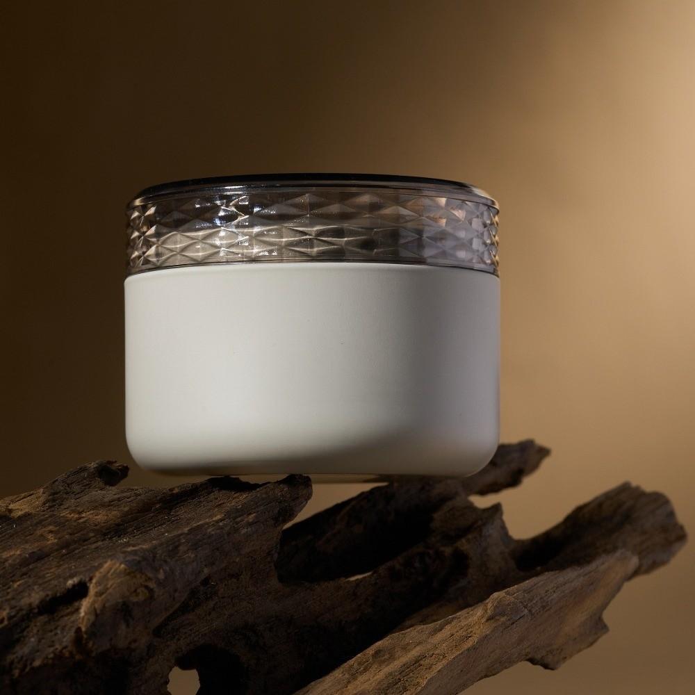 2PCS Tinplate Tea Packaging Cans Acrylic Lid Empty Tea Tin Can Durable Mini Tea Jar Food Storage