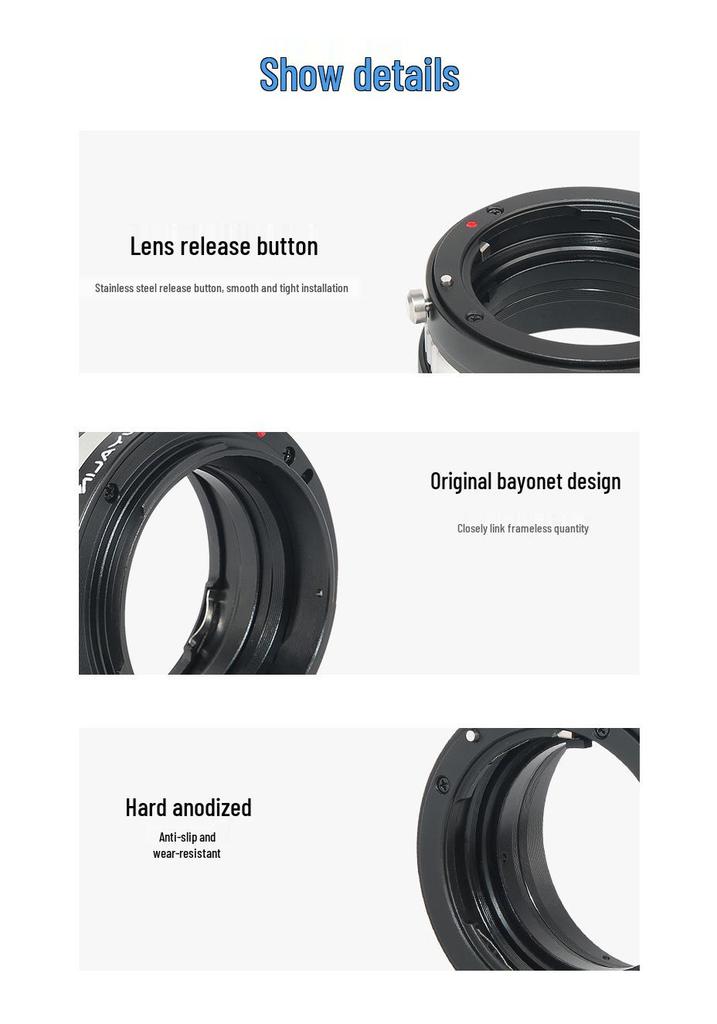 Pentax PK DA To Canon EOSR Lens Adapter Ring (Autofocus Compatible)