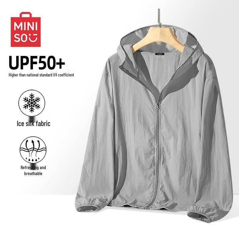 MINISO Men's Hooded UPF 50+ Sun Protection Jacket