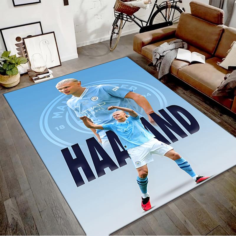 1pc Haaland1 Design Printed Area Rug Carpet for Bedroom Living Room Home Decor Rugs Mat Non Slip Mat Rug for Bedside