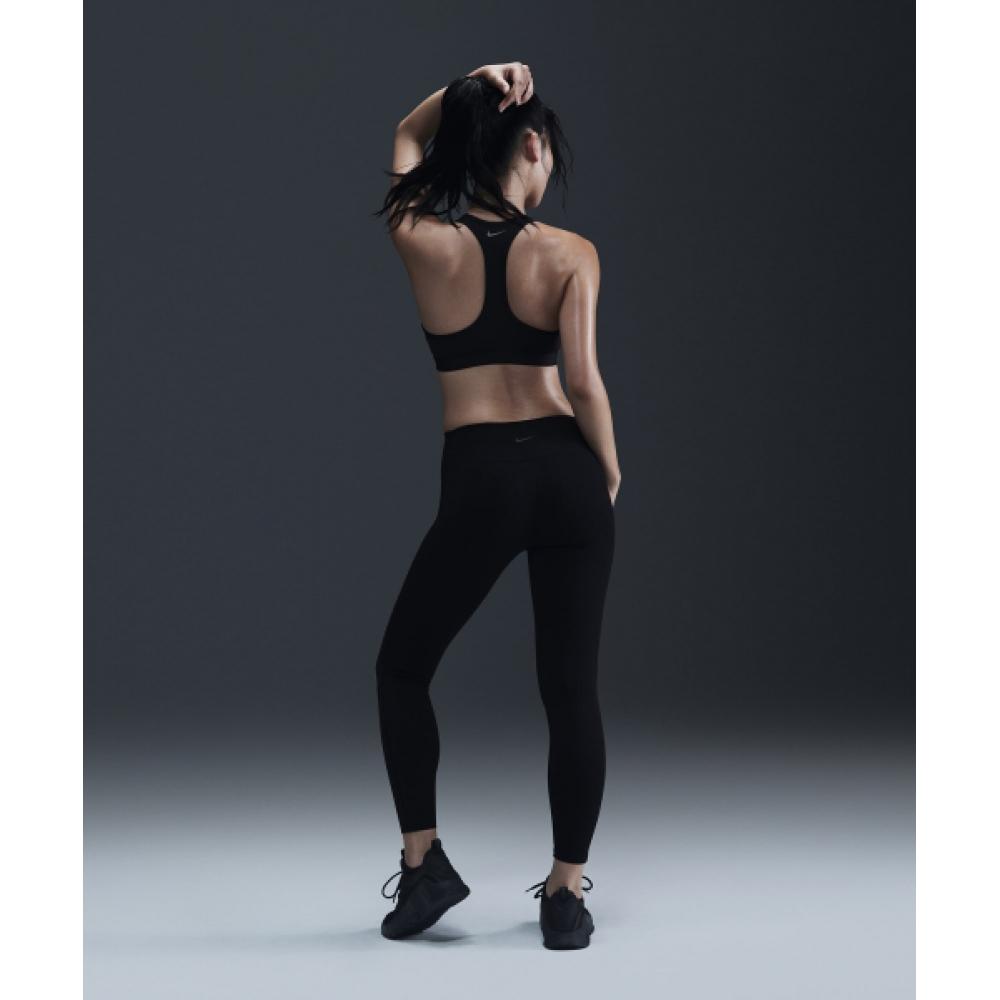 Nike Dry Fit One Seamless Front High Waist Full Length Leggings W   Black Hj9196 010