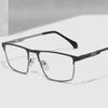 Men's Anti-Blue Light Square Metal Glasses Frame 6915 - Business Casual Style