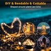 6 Pack Fairy Lights Battery Operated 7ft 20 LED Mini String Lights Twinkle Lights Silver Wire Firefly Starry Moon Lights for Mason Jars Wedding Party