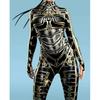 Unisex Cyber Punk 3D Digital Printing Halloween Party Role Play Outfit Women Men Cosplay Costume Carnival Jumpsuit