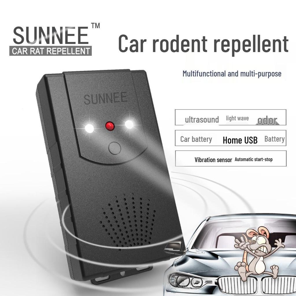 3-in-1 Cross-Border Car Microwave Electronic Mouse Repeller for Vehicles and Warehouses