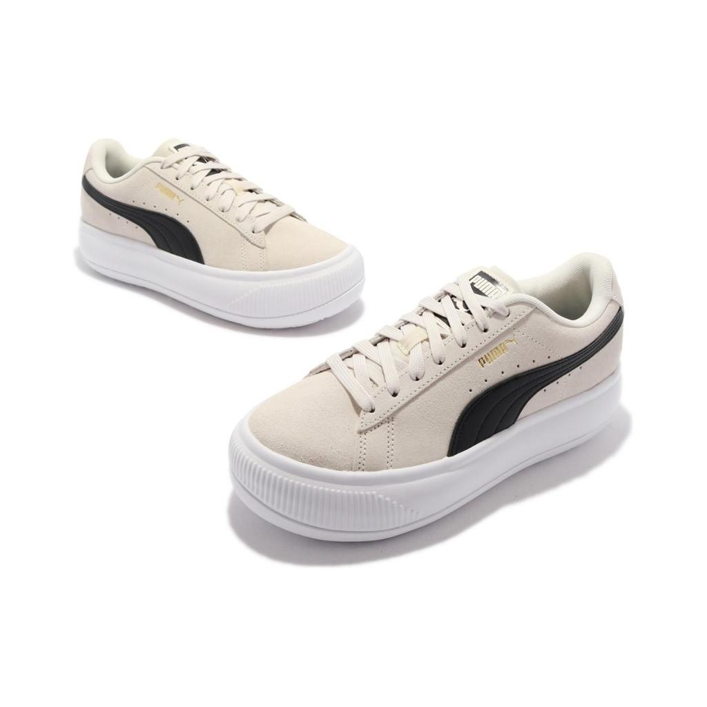 PUMA Suede Platform Unisex Sneakers Beige Black 380686-01