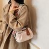 New Fashi Nyl Crossbody Bags for Women Trendy Shoulder Storage Bag Wide Strap Comfortable and Versatile Texture Pillow Bag