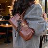 Retro Single-shoulder Crossbody Bag with Large Capacity for Daily Commuting and Tote Bag