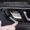 GLC GLB 4Pcs Car Door Interior Handle Stickers Anti-Scratch Protection Cover For Mercedes Benz AMG C Class W205 W206 GLC GLB EQ