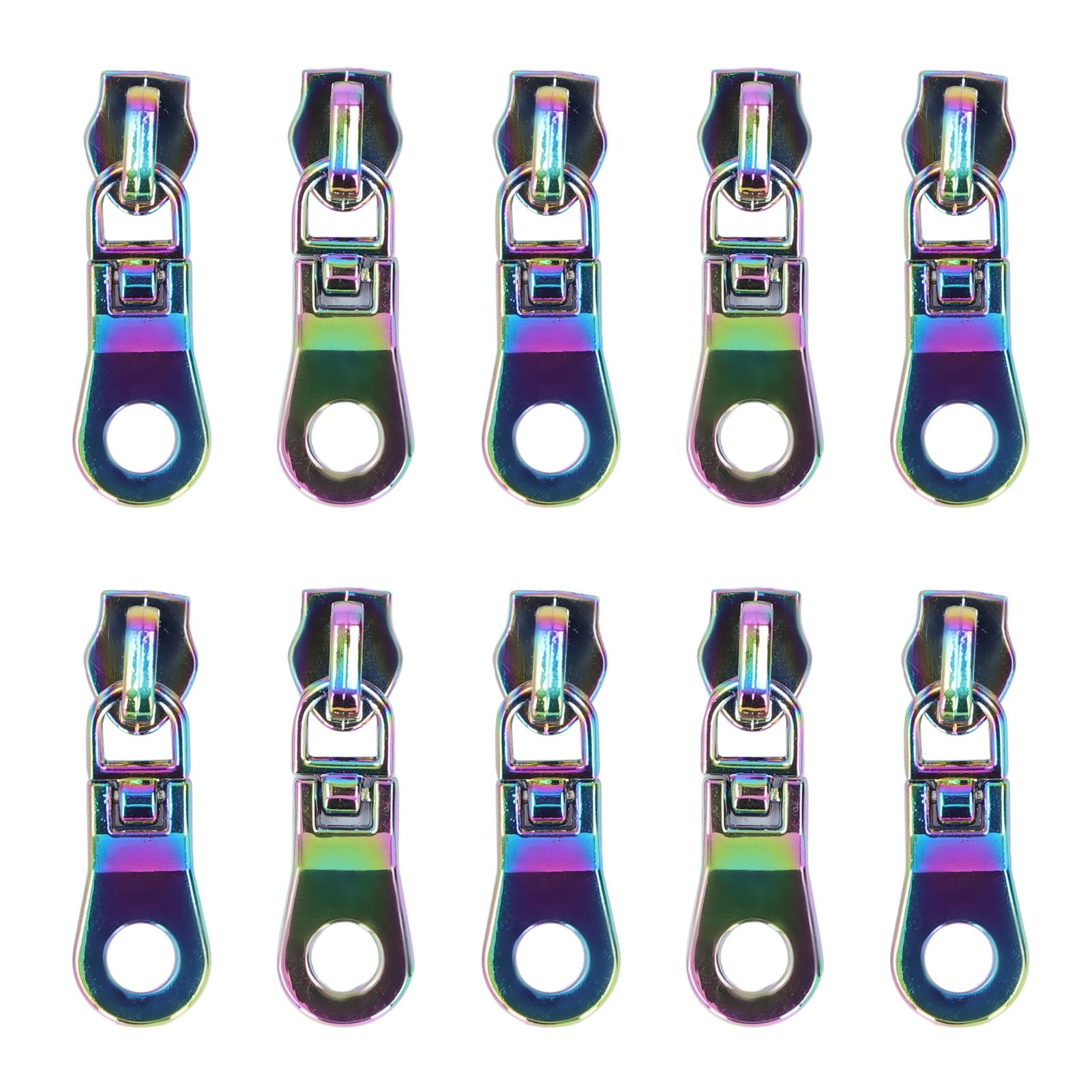 Health & Beauty Product 10Pcs Zipper Pull Electroplating Process Bright Color Fadeless Durable Exquisite Zipper Pull Replacementcolorful