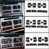 For Jaguar XF XJ 2008- Car AC Gear Switch Repair Decals aluminum alloy Button Stickers Car Accessories Interior