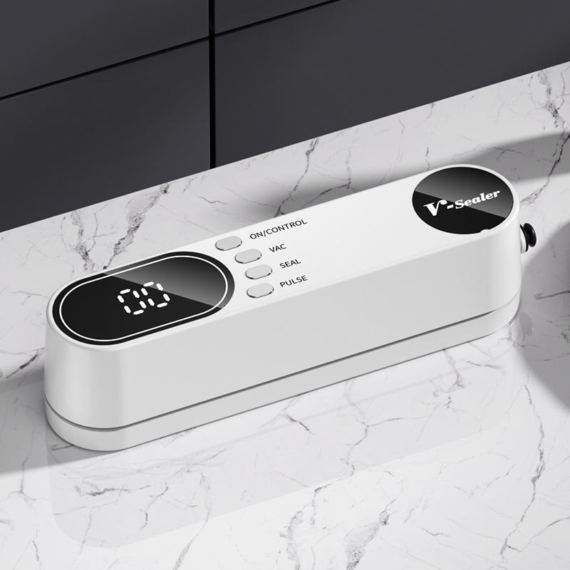 Vacuum Packaging Machine for Food Wireless Vacuum Sealer USB Rechargeable Household Mini Portable Food Vacuum Sealing Machine