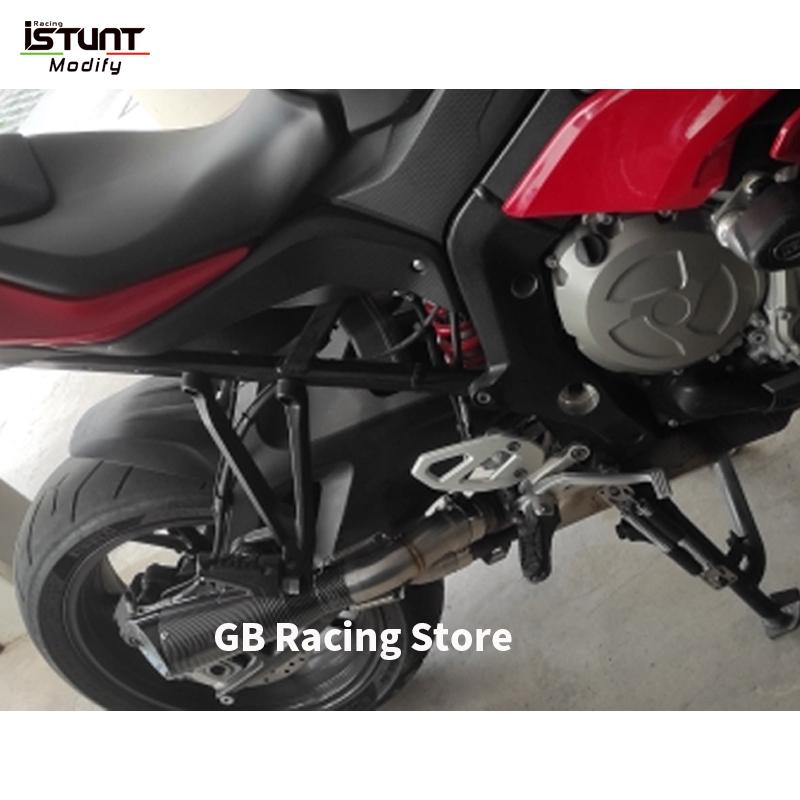 For BMW S1000XR 2015 2016 2017 2018 2019 Carbon Fiber Muffler Mid Link Pipe Motorcycle Exhaust Escape Full System 51mm DB Killer