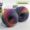 Rainbow Gradient Dyed Yarn 200g - Perfect for DIY Knitting Shawls, Scarves, Sweaters & Coats