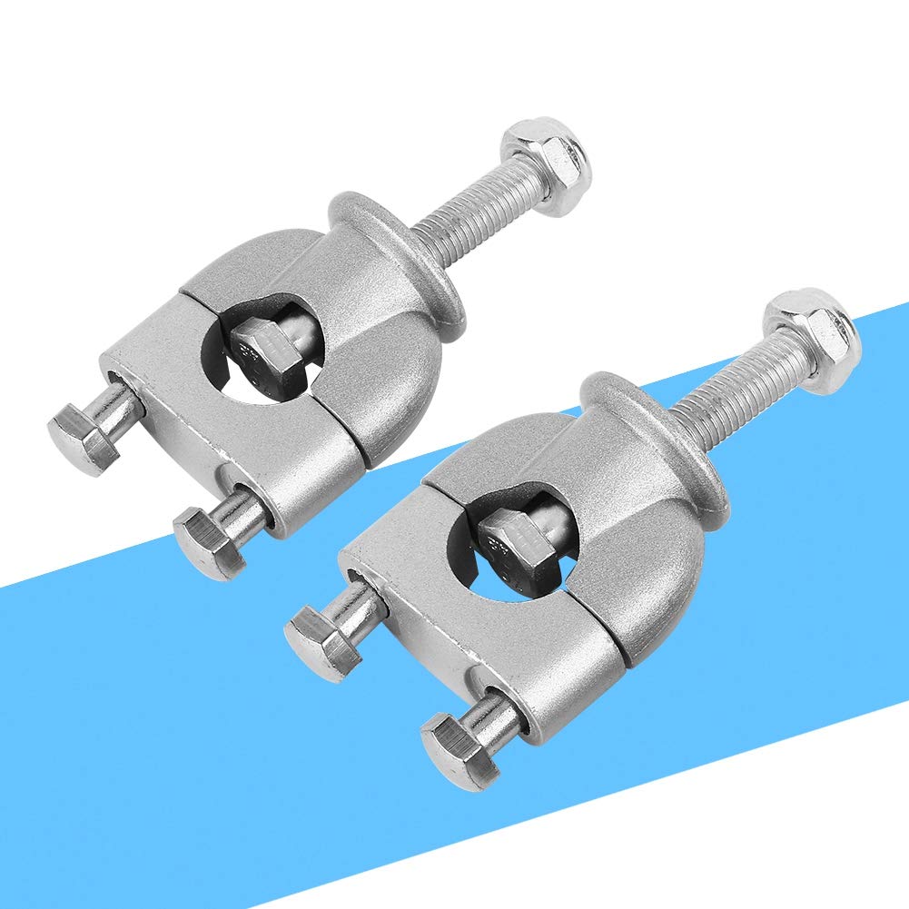 Steering Wheel Post 22.2, Qiilu Motorcycle Steering Wheel Bar Clamps, 1 Pair 7/8' 22mm