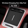 Proton X50 Center Console Wireless Charging Anti-slip Silicone Mat – Compatible with 25 Models.