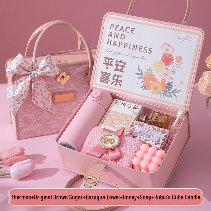 Pink Series Luxury Glass Cup Gift Set